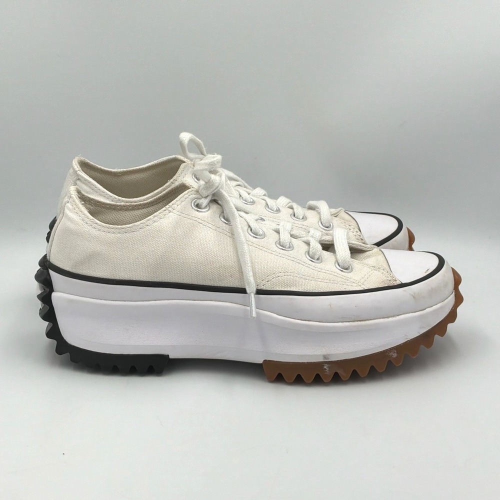 Converse Run Star Hike Low Top Unisex 5.5 Mens‎ 7 Womens White Sneaker 168817C